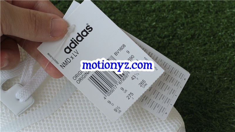 Real Boost Adidas NMD R1 Boost LuisVutton White Mesh